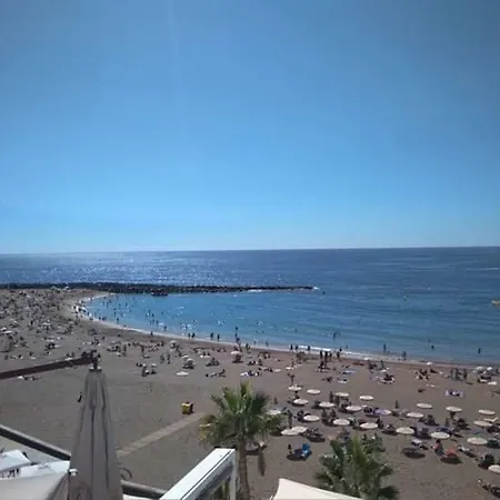 شقة Sea View Apartment, Terrace. Beach At 200 Mtm لوس كريستيانوس