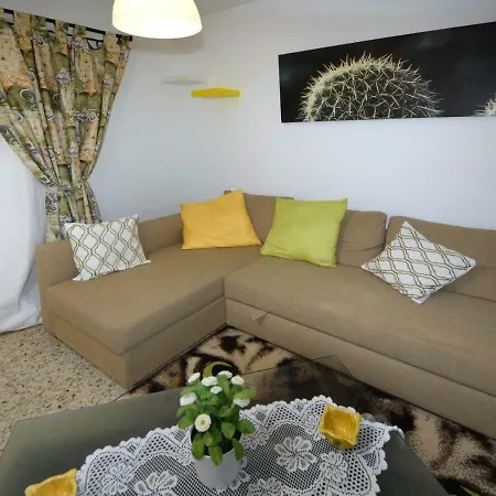 شقة Sea View Apartment, Terrace. Beach At 200 Mtm لوس كريستيانوس