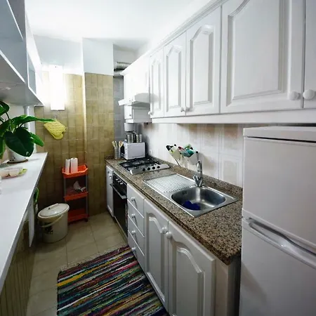 شقة Sea View Apartment, Terrace. Beach At 200 Mtm لوس كريستيانوس